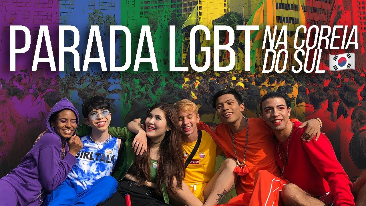 Fomos de arco-íris na parada LGBT coreana | Vlog