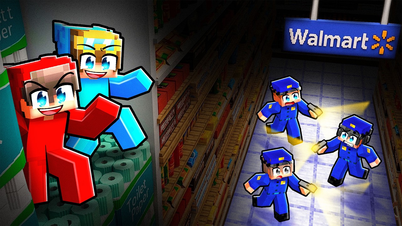 Мы тайно жили в продуктовом магазине!