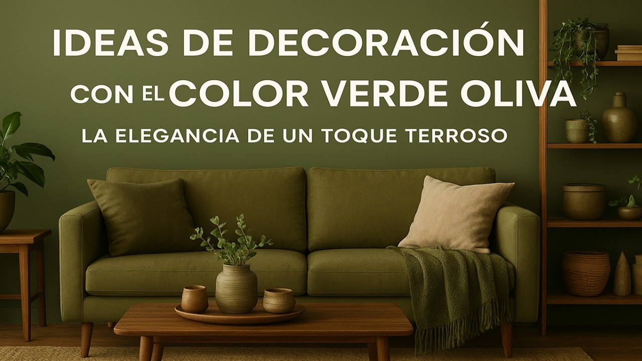 Ideas de Decoraci&oacute;n con el Color Verde Oliva: La Elegancia de un Toque Terroso #inspiration #home
