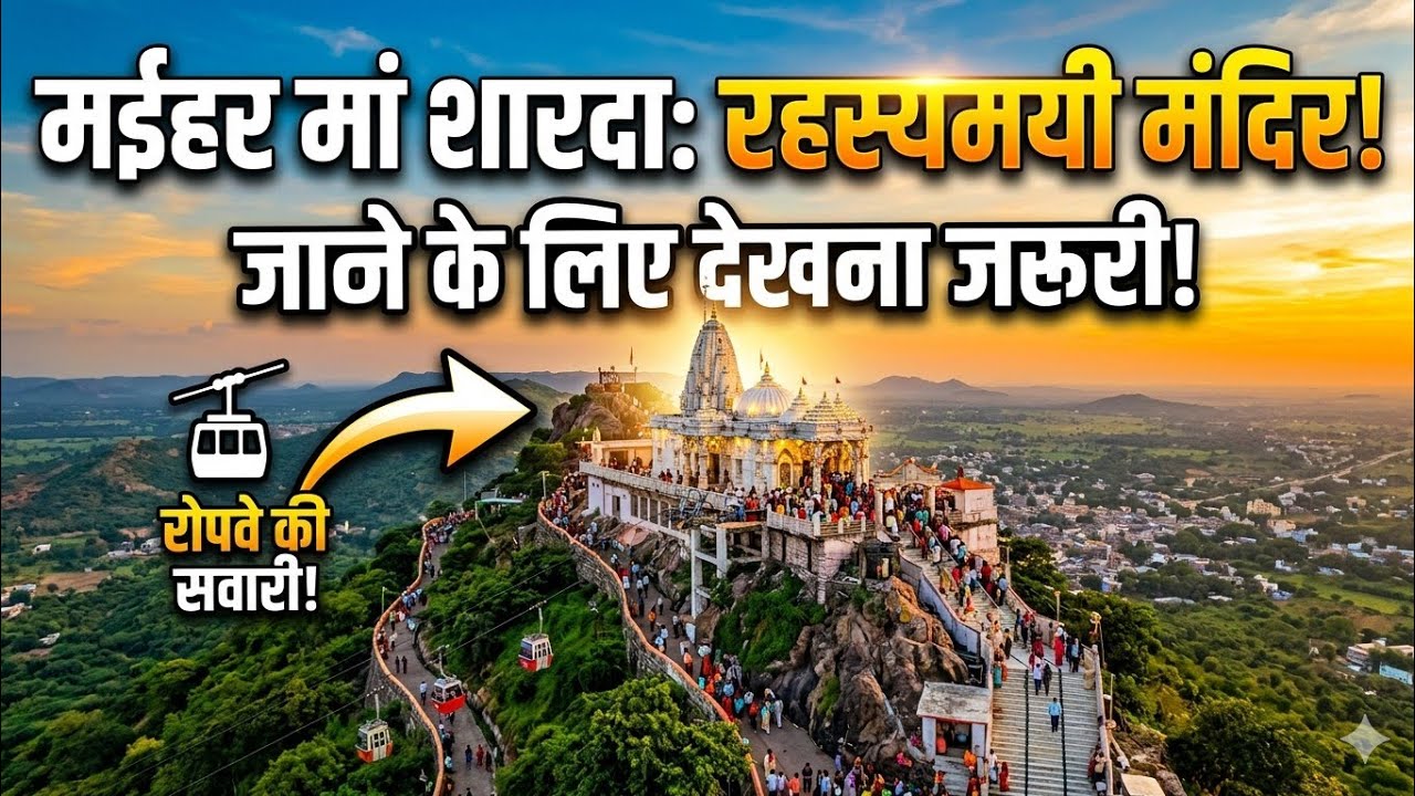 मैहर सतना जिला mp शारदा देवी मन्दिर मैहर  vlogs  new album mr ankush vlogs 04 2025 @AVMGANA