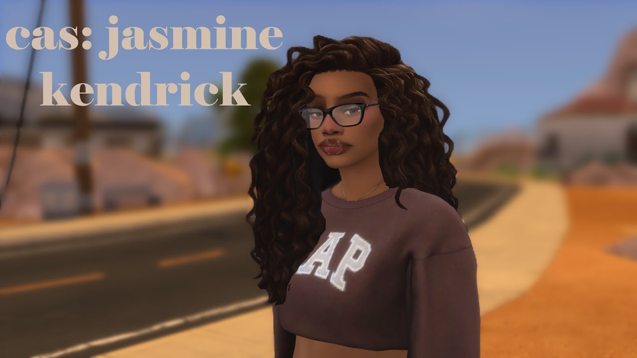cas | jasmine kendrick CC | sims 4 save file | first video on my channel!!!