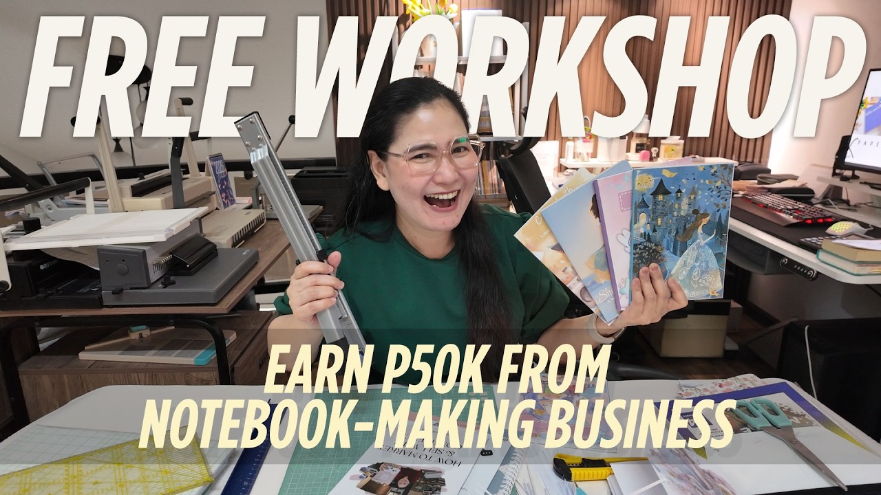 Earn P50k from Notebook Making Business