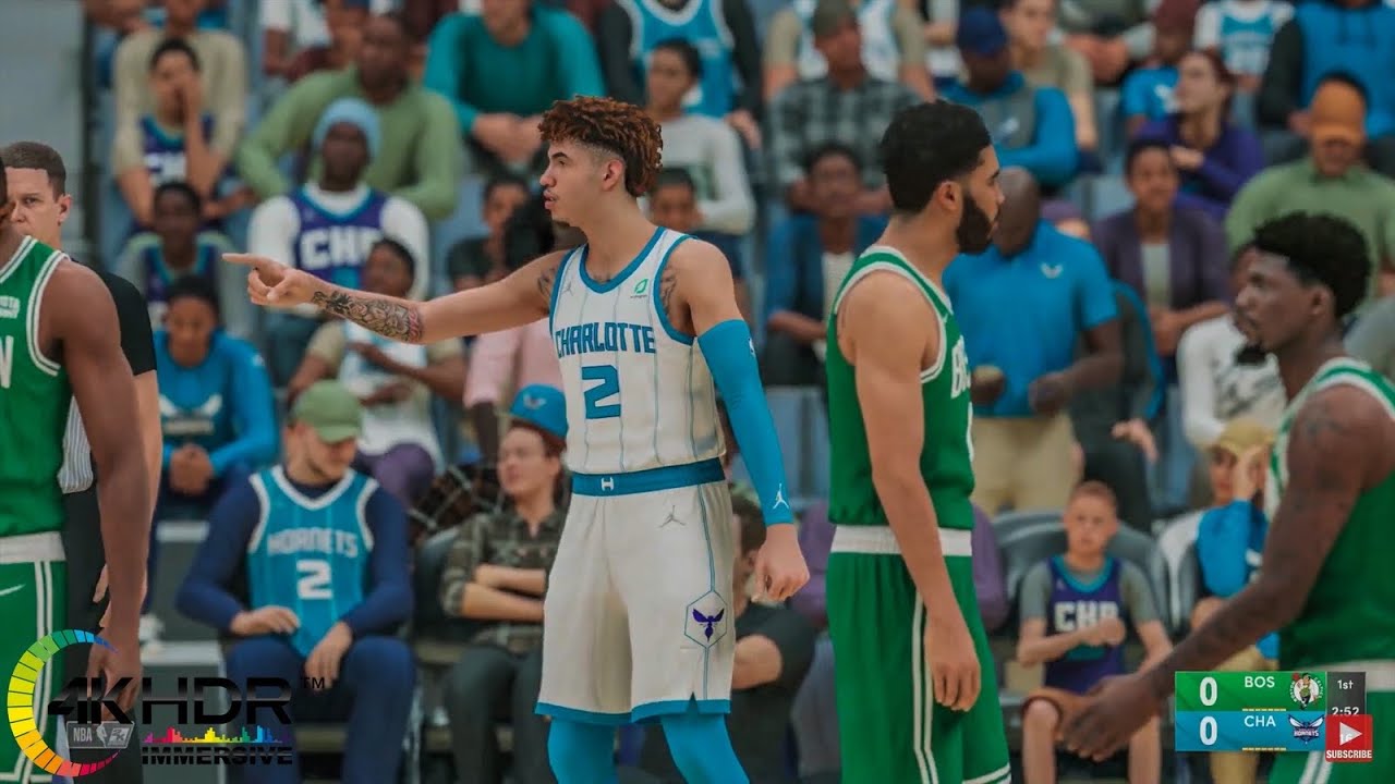Boston Celtics vs Charlotte Hornets 4K! Full Game Highlights NBA 2K22 PS5 Gameplay
