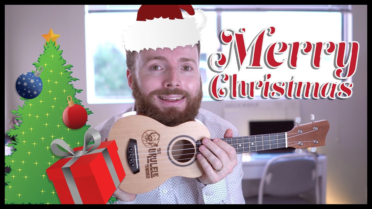 We Wish You A Merry Christmas! Ukulele Tutorial (CHORD MELODY)