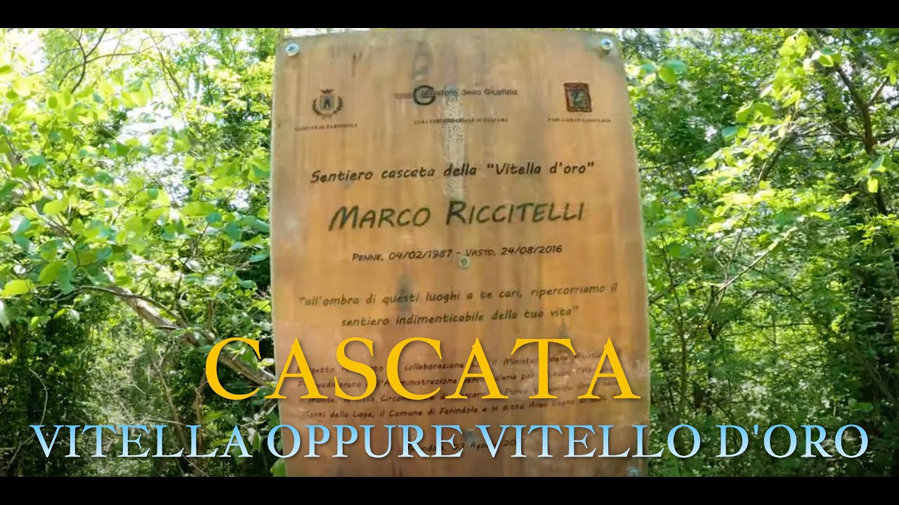 24 Maggio 2023 La cascata della Vitella d'Oro oppure Del Vitello d'Oro