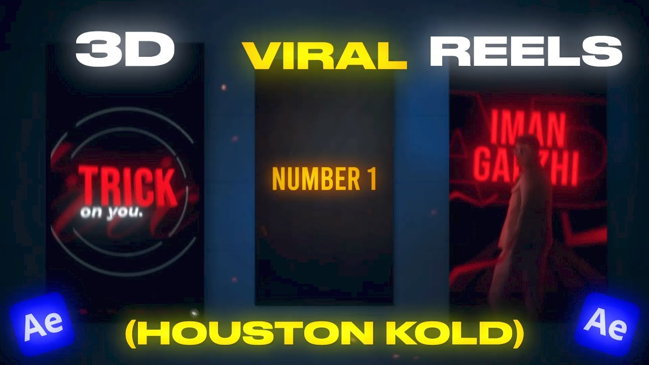 How To Edit 3D VIRAL Instagram Reels Like Houston Kold | Part 2