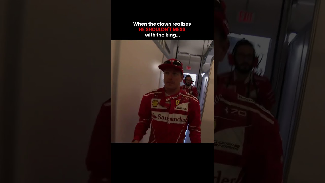 Kimi Raikkonen sent Max Verstappen off the podium in Formula 1