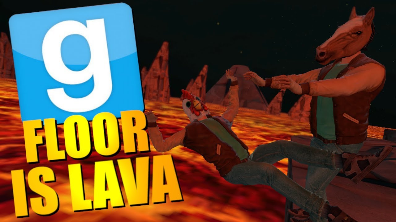 SPYCHAM KOLEGÓW DO LAWY | GARRY'S MOD: FLOOR IS LAVA