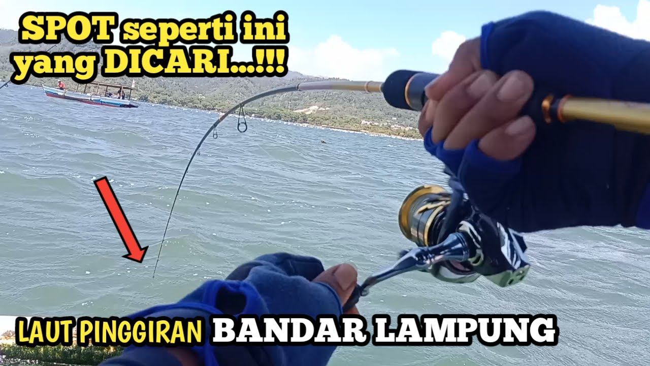 Spot Seperti ini yang Dicari Pemancing !!! Mancing Laut Pinggiran di BANDAR LAMPUNG