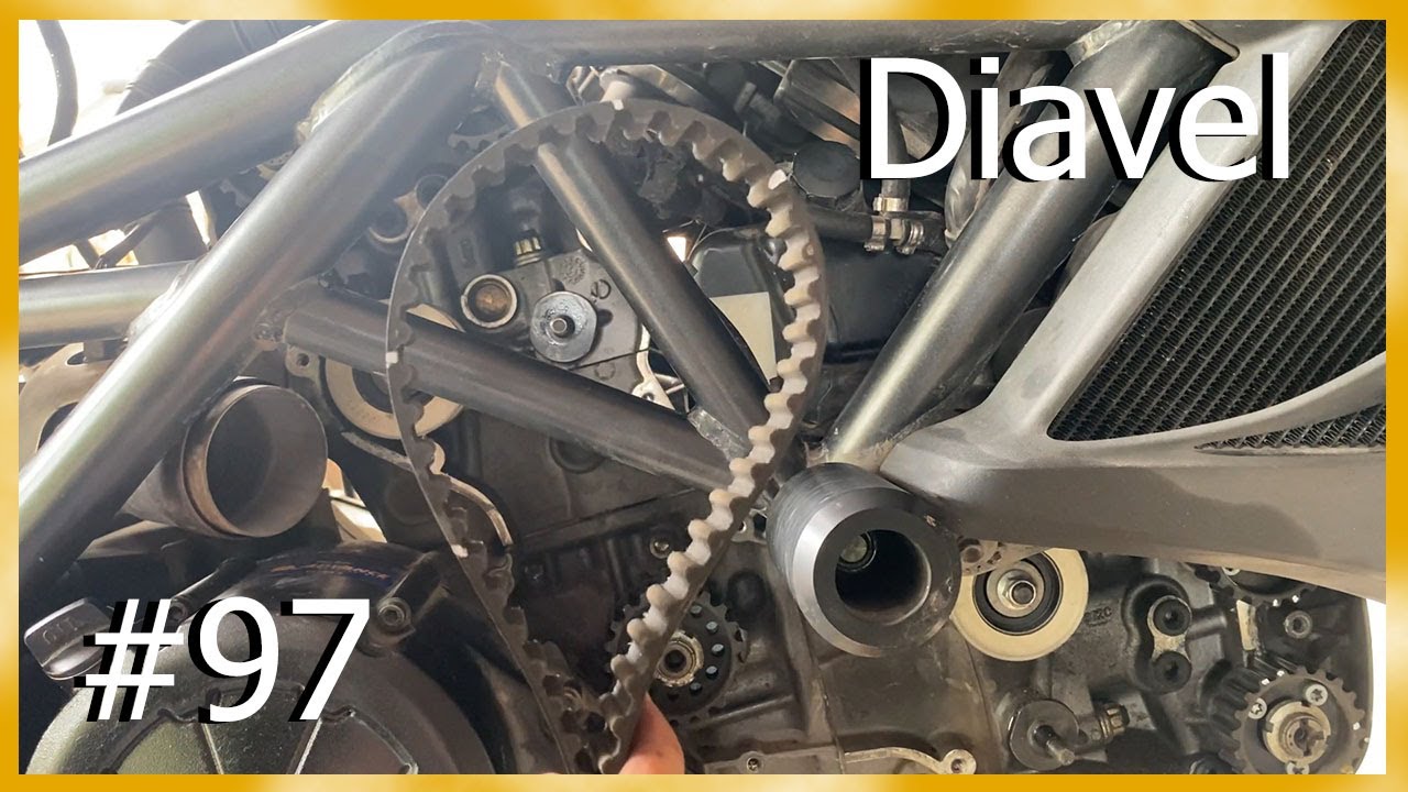 Bigbike#97 วันๆ ผมก็งี้แหละ (Ducati Diavel : chage the timing belt)