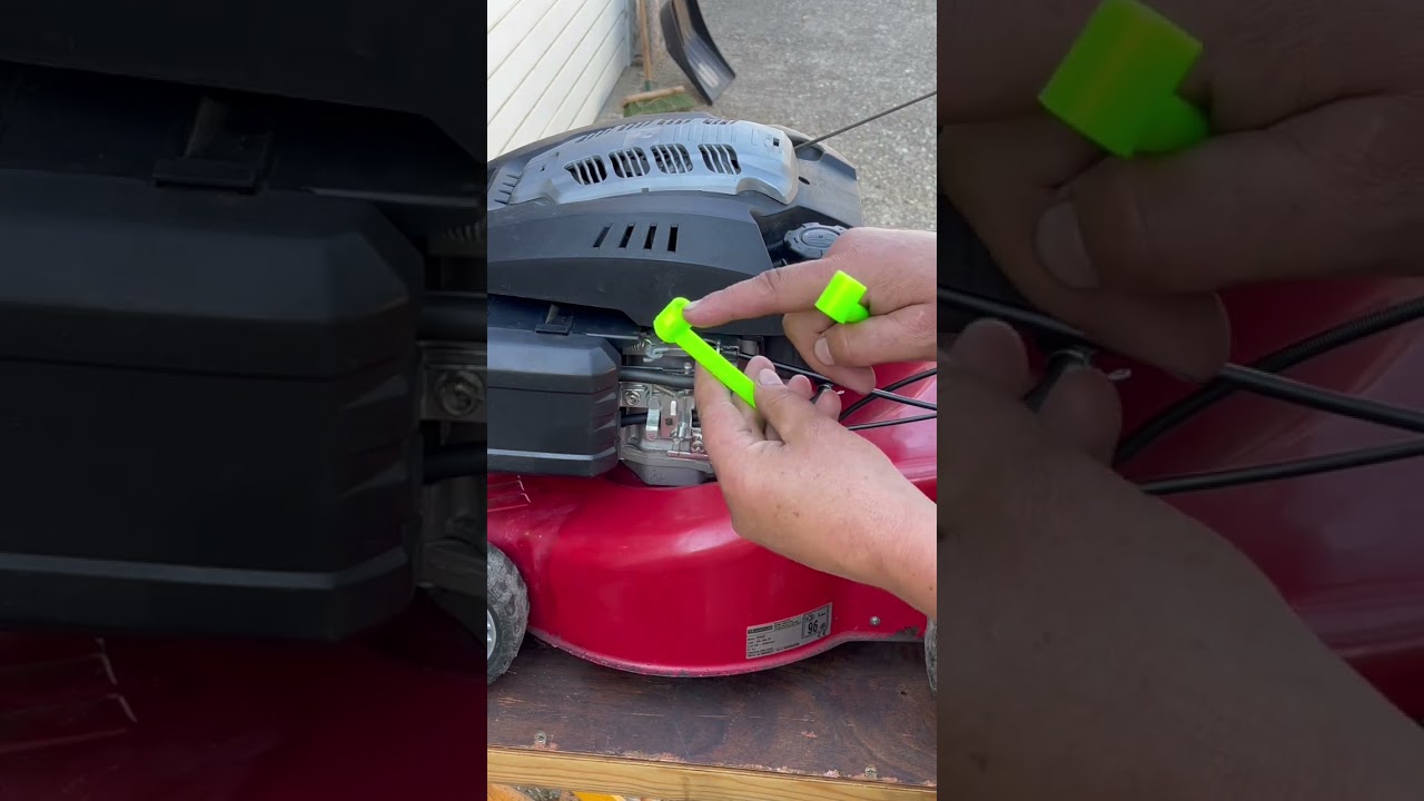 Still struggle to take out brake and drive cable on your mower? Check this out. Follow for more