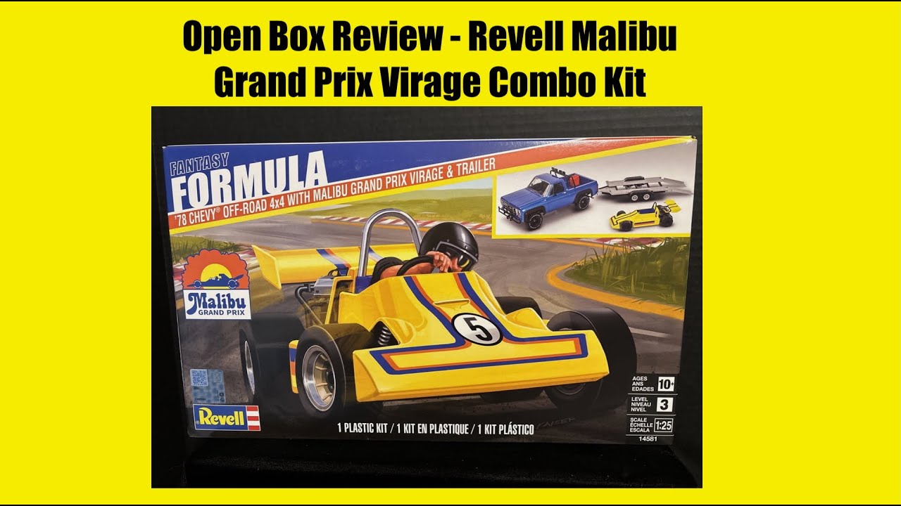 Обзор набора для моделирования Malibu Race Cat Combo от Revell