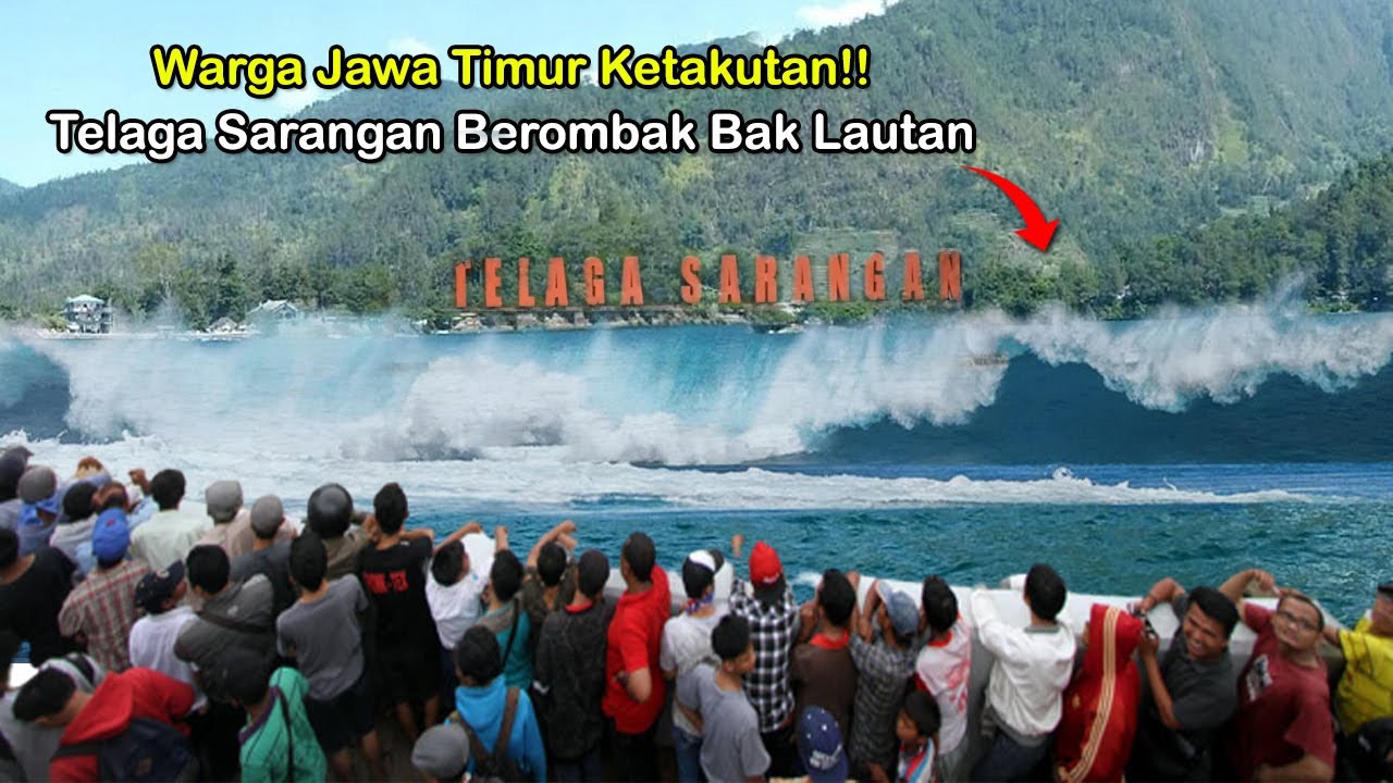 Warga jatim Heboh! Fenomena di Telaga Sarangan, Air Tenang Tiba-Tiba Berombak Seperti Lautan