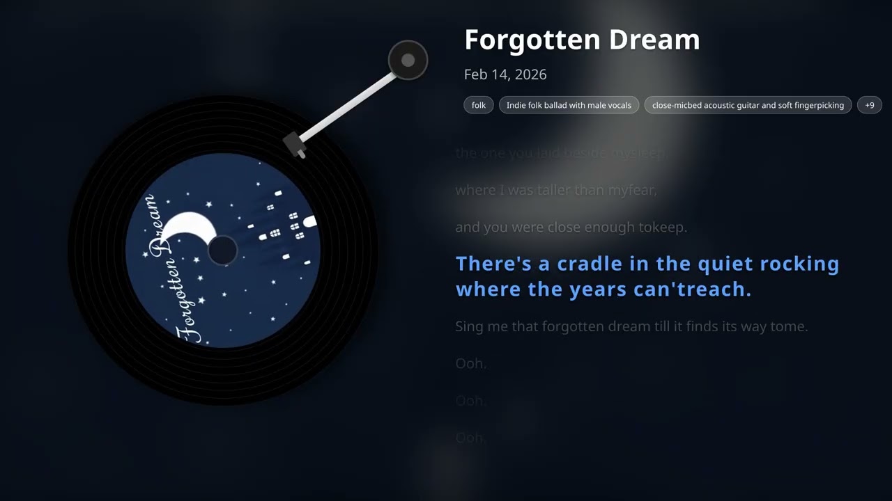 Forgotten Dream – Deep Indie Folk Ballade [Nordlicht Music]