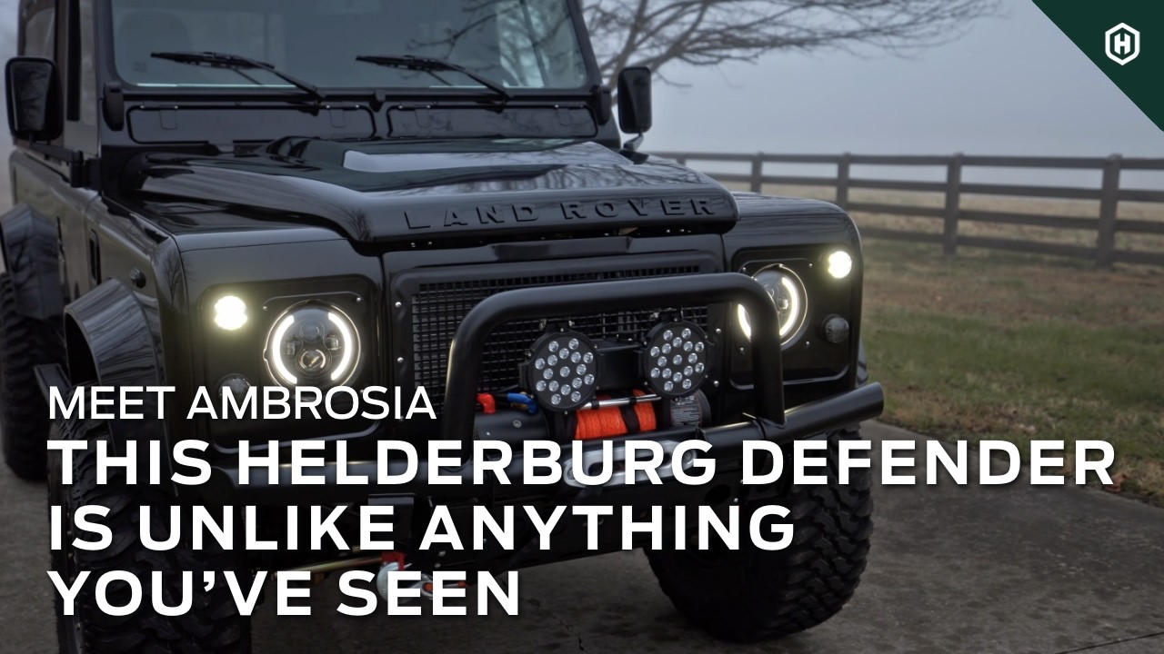 This Helderburg Classic Land Rover Defender Is Unlike Anything You’ve Seen… Meet Ambrosia