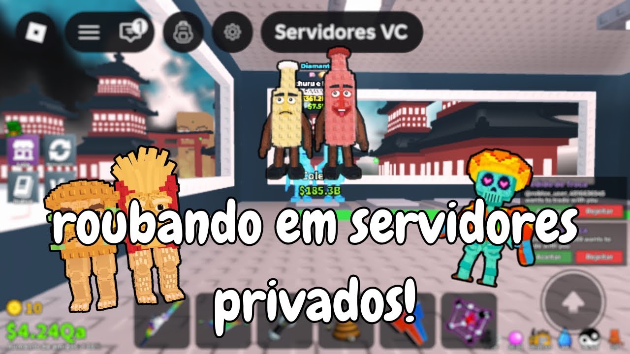  🧠 ROUBANDO BRAINROTS EM SERVIDORES PRIVADOS DURANTE A TERÇA DOS TACOS! (slk deu muito bom 😈)