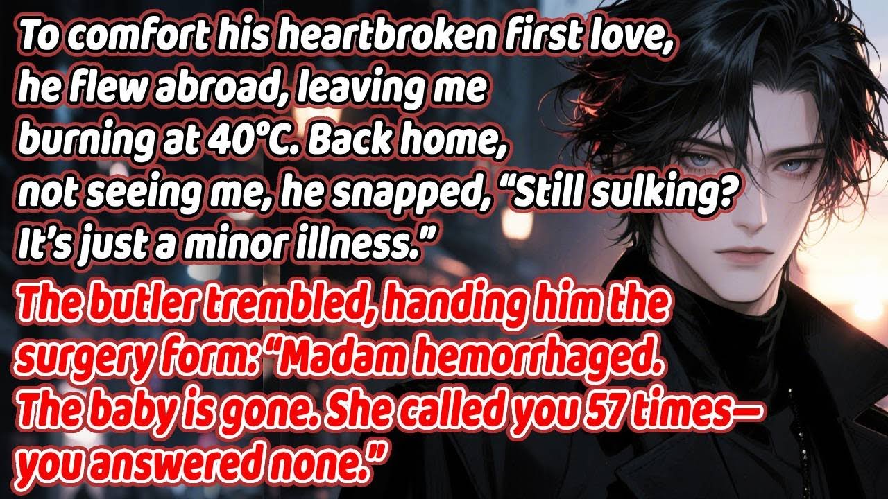 He flew off, left me burning at 40°C. I hemorrhaged, lost the baby—57 calls, none answered.