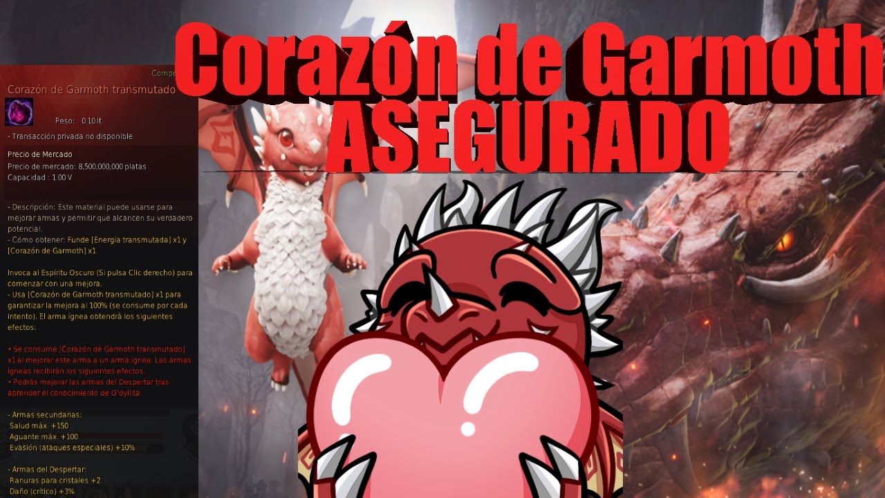Consigue tu Corazón de Garmoth ¡GARANTIZADO! | BDO