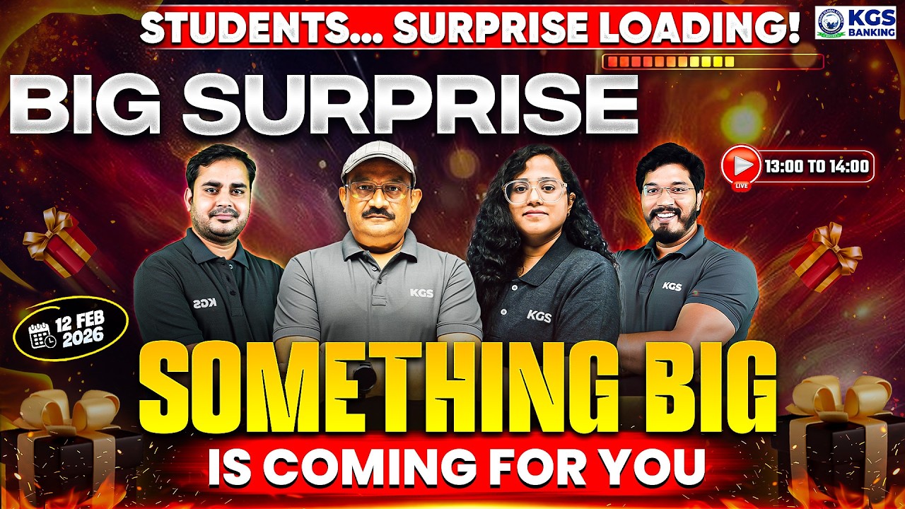 Big Surprise🎁: Something Big Is Coming.... For Banking Students 🎯 | By KGS Team | KGS Banking Exams