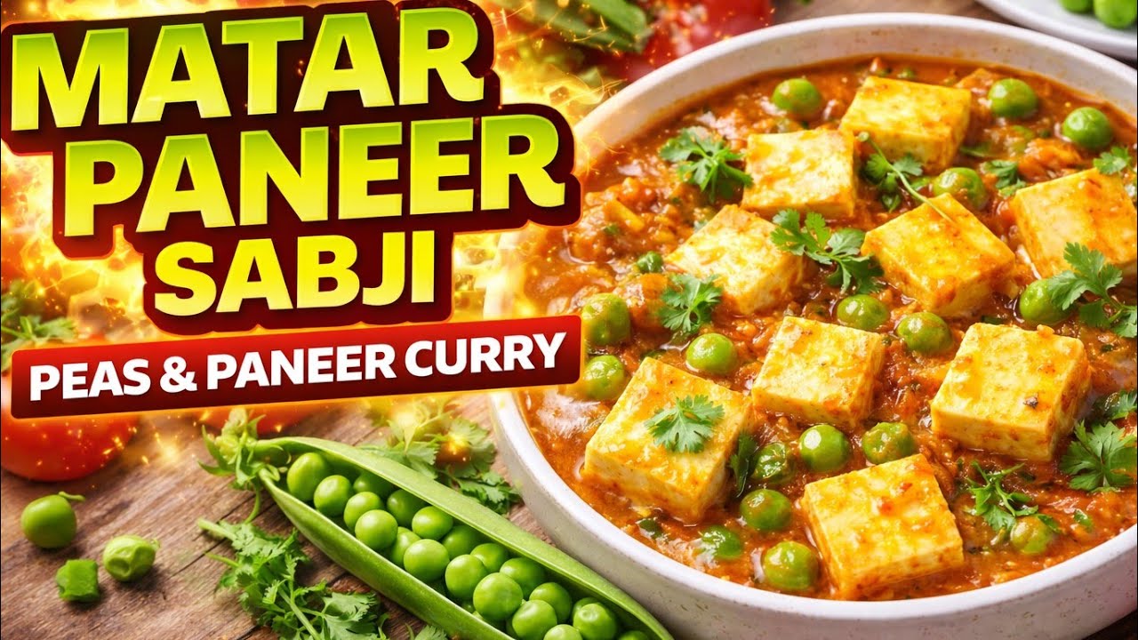Matar Paneer Sabji Live | Fresh Peas & Paneer Curry Recipe | Nurej Home
