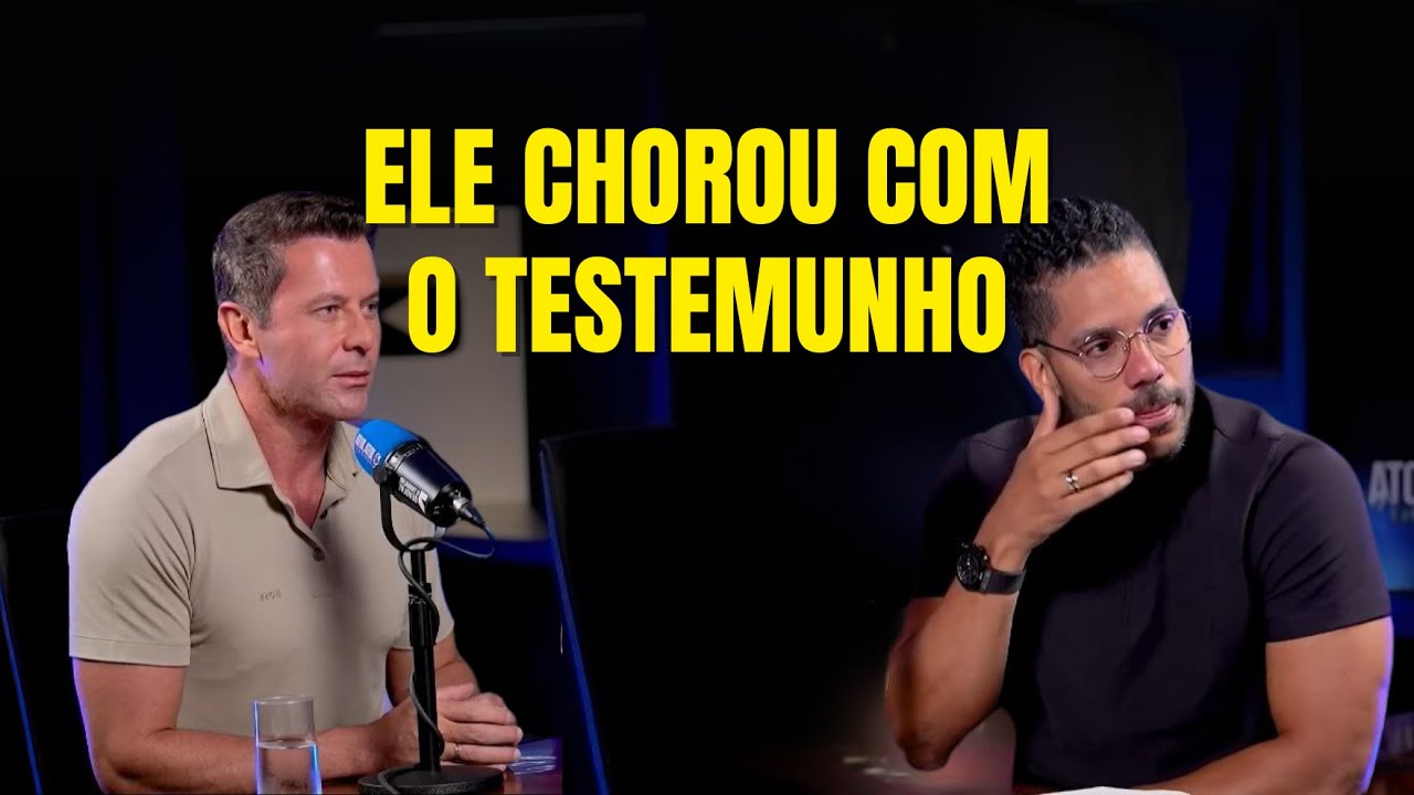 Joel Jota Chora Com Testemunho de Junior Rostirola | Café Com Deus Pai