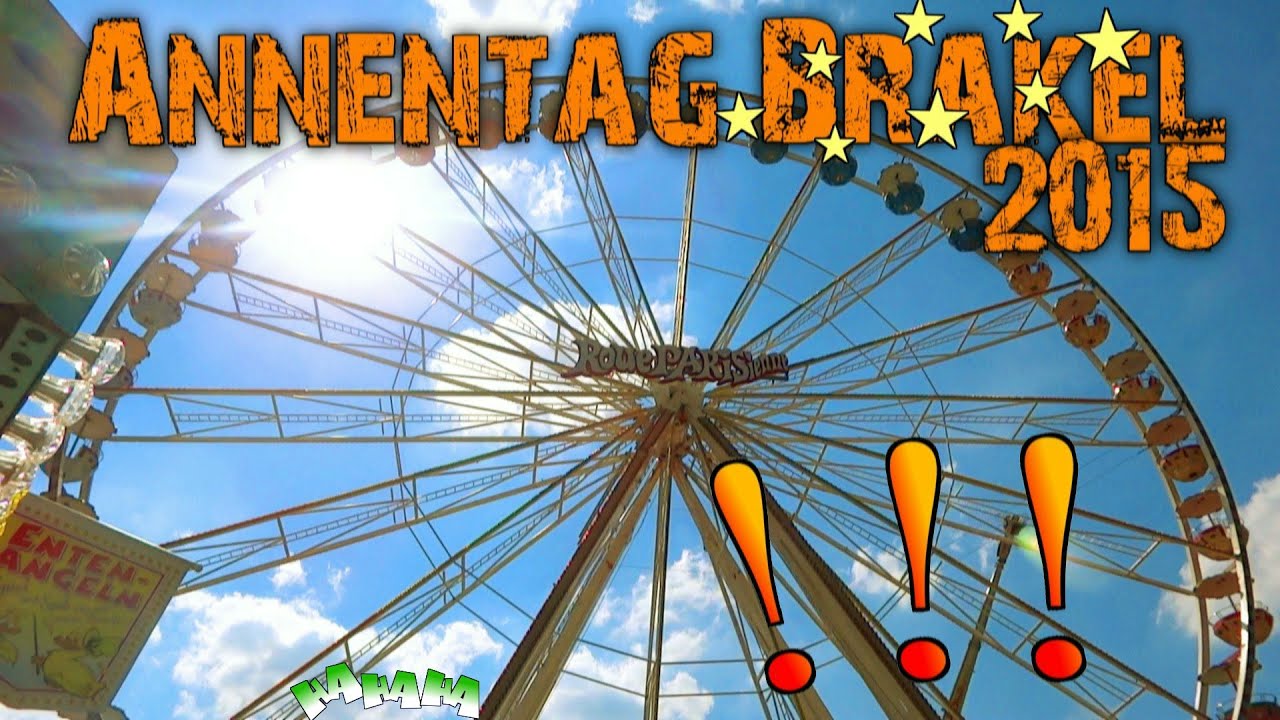 Annentag in Brakel 2015 ► Kirmes Fahrgeschäfte Mix │MGX