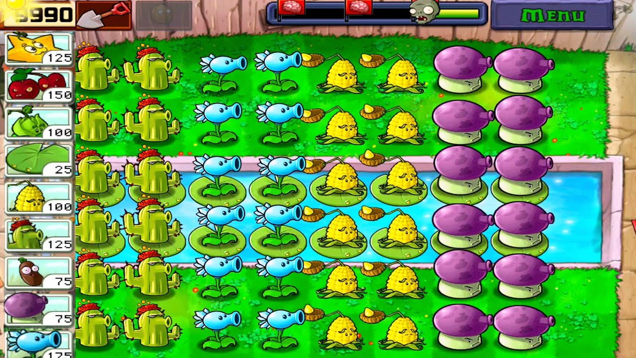 PART #664 | ADVENTURE POOL IN PLANT VS ZOMBIE FULL HD GAMEPLAY