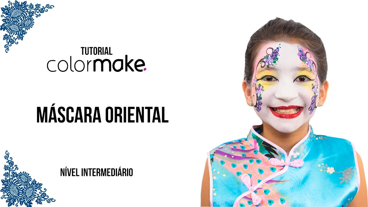 Colormake - Tutorial de carnaval -  M&aacute;scara oriental