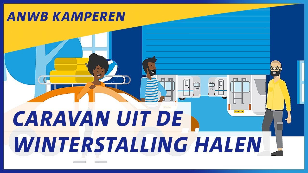 Waar moet je op letten als je een caravan uit de stalling haalt? | ANWB Kamperen