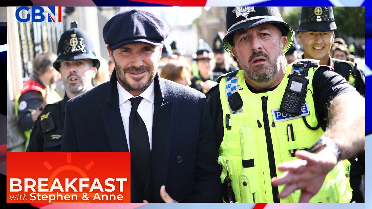 David Beckham praised for joining queue to see Queen Elizabeth II Lying-In-State: 'Good on him!'