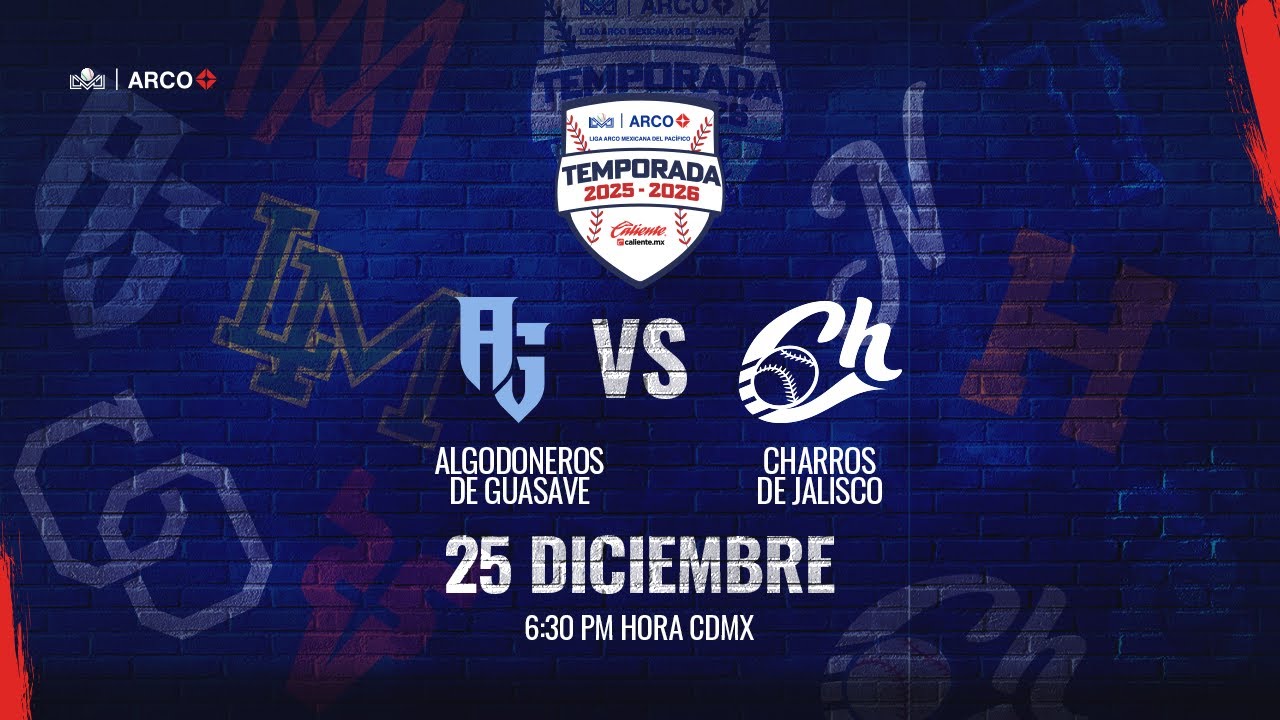 Algodoneros de Guasave vs Charros de Jalisco || 25 de Diciembre del 2025
