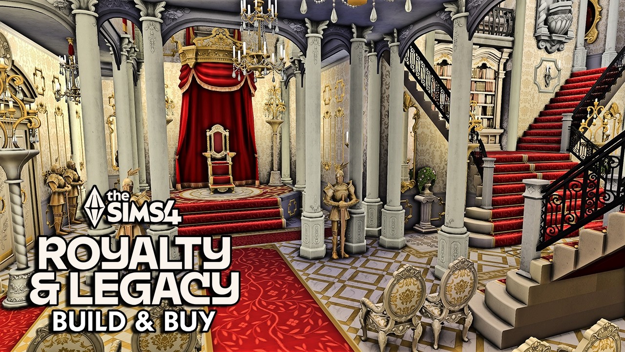 EVERY ITEM in The Sims 4 Royalty & Legacy including *DEBUG* | asmr