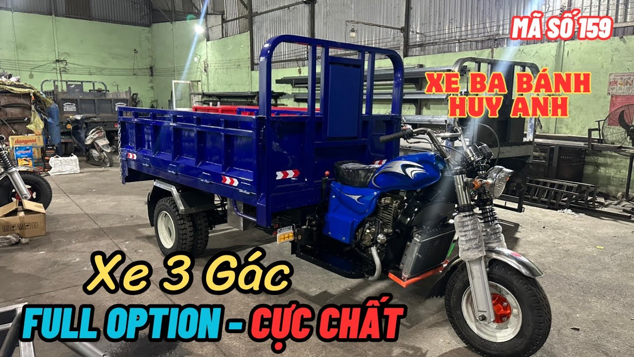 Mẫu Xe Ba Gác Hàng Đặt Bán Chạy Nhất 2024 - Xe Ba Bánh Huy Anh 0878 98 7777