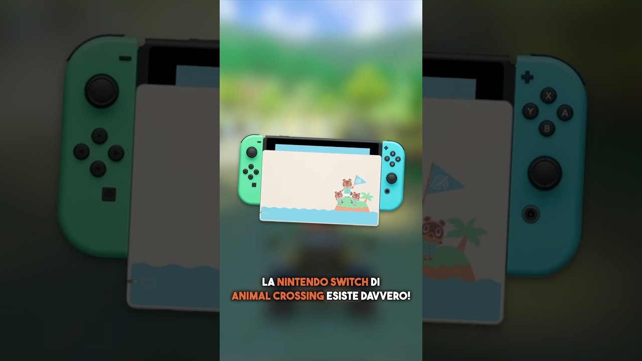 🏕️ La NINTENDO SWITCH di ANIMAL CROSSING esiste DAVVERO! #nintendo #shorts