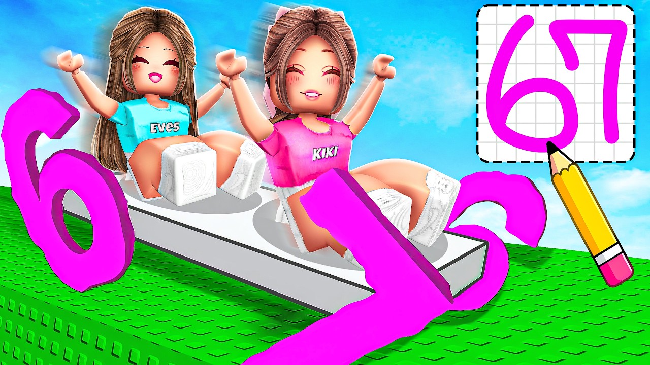 Мы рисуем колеса, чтобы сбежать в Roblox!