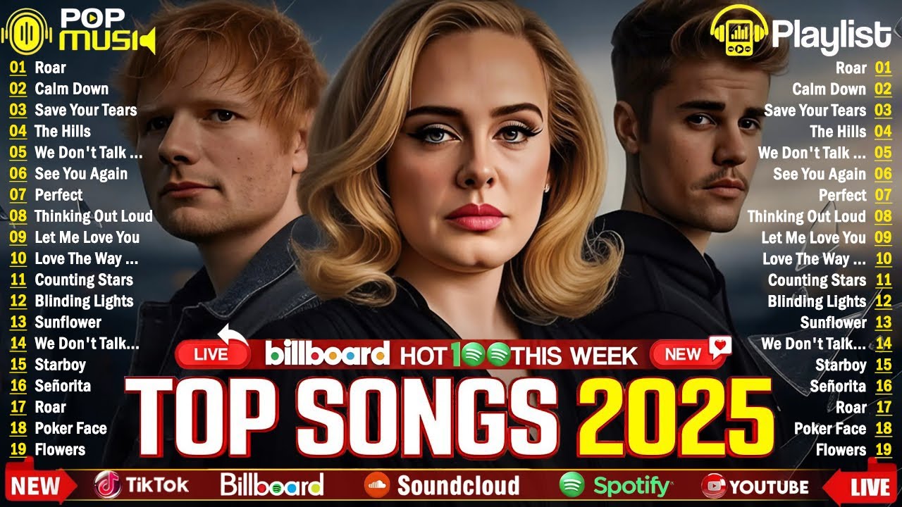 Adele, Rihanna, Selena Gomez, Dua Lipa, Bruno Mars, The Weeknd, Maroon 5, Zayn 🎇 Billboard Hot 100