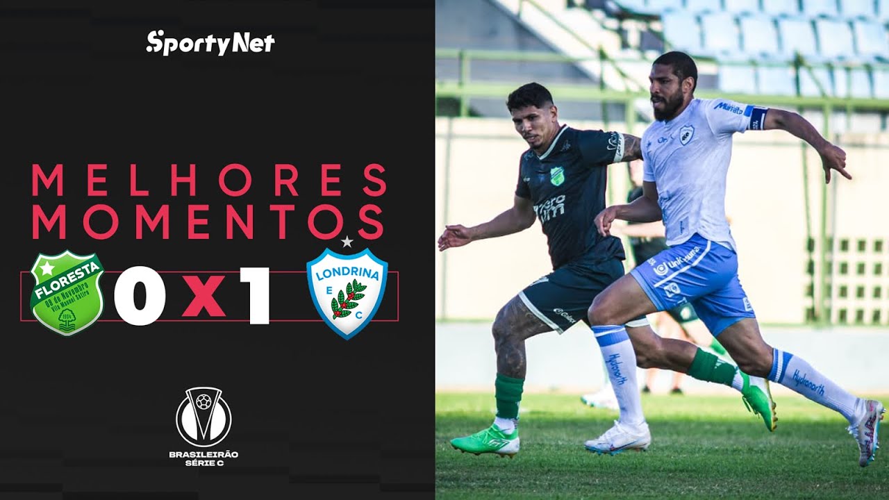 TUBARÃO ESTÁ PRÓXIMO DA SÉRIE B - Floresta 0 x 1 Londrina - Melhores Momentos - Série C