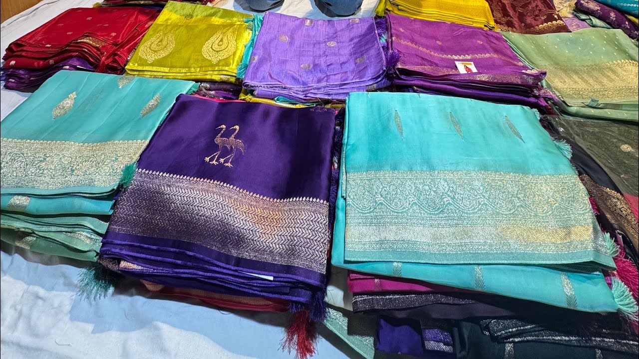 Banaras Mashru Kattan Silk Jangala Saree New Collection
