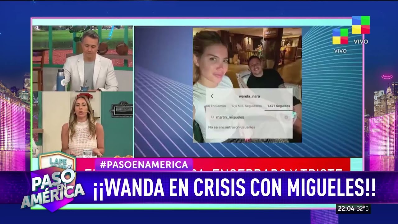 😱 WANDA NARA EN CRISIS CON MART&Iacute;N MIGUELES