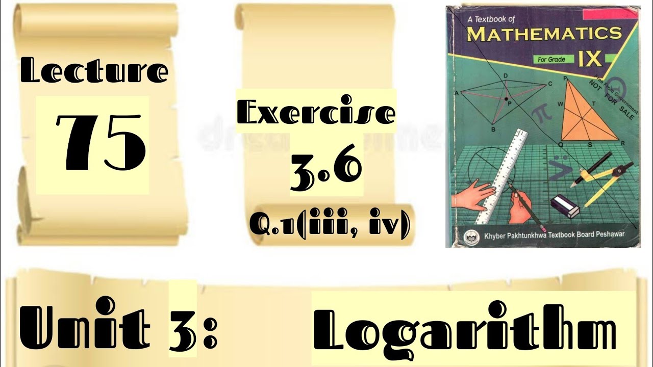 Exercise 3.6 I Question 1(iii,iv) | Mathematics 9 I KPK Textbook board Peshawar 