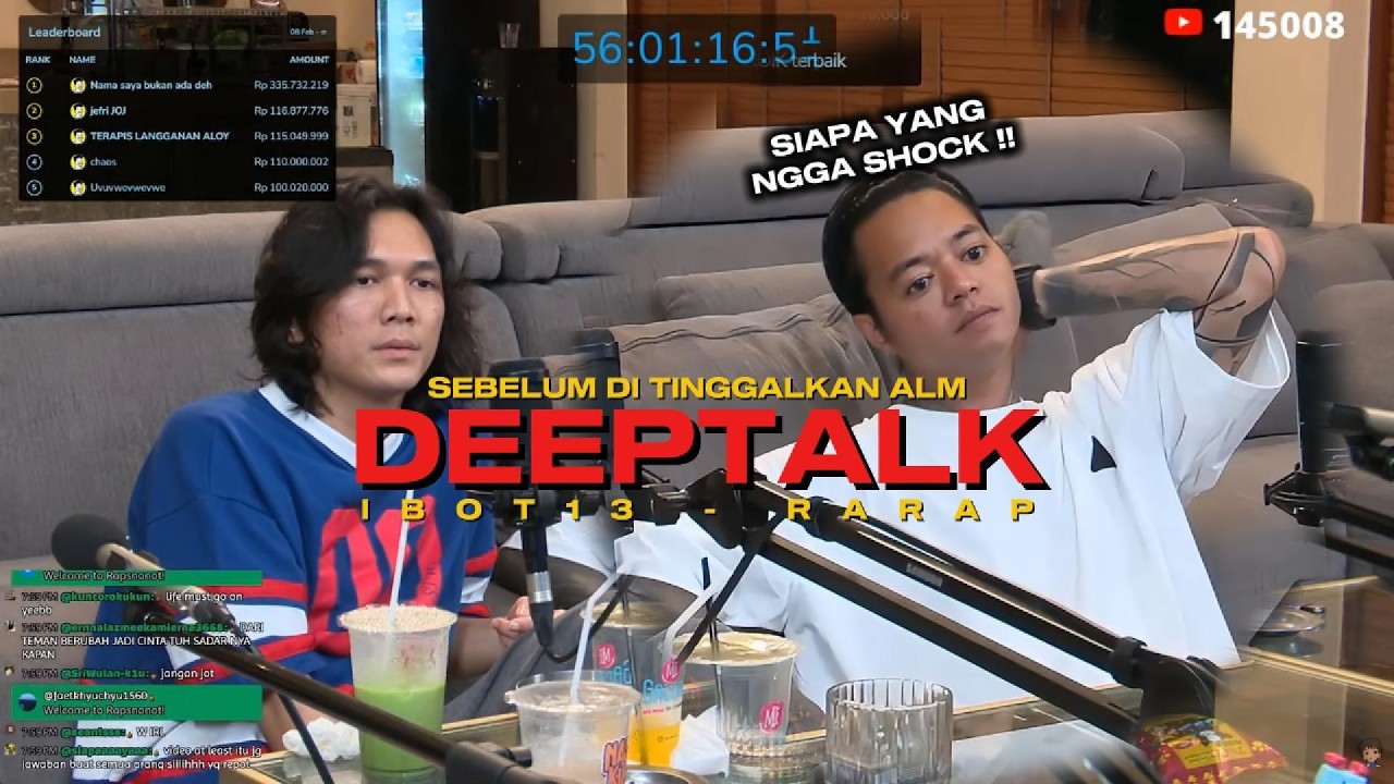 DEEPTALK REZA ARAP & IBOT : SIAPA YANG NGGA SHOCK SIH, MALAM KU TEMENIN CHAT ❗❗ 🥺