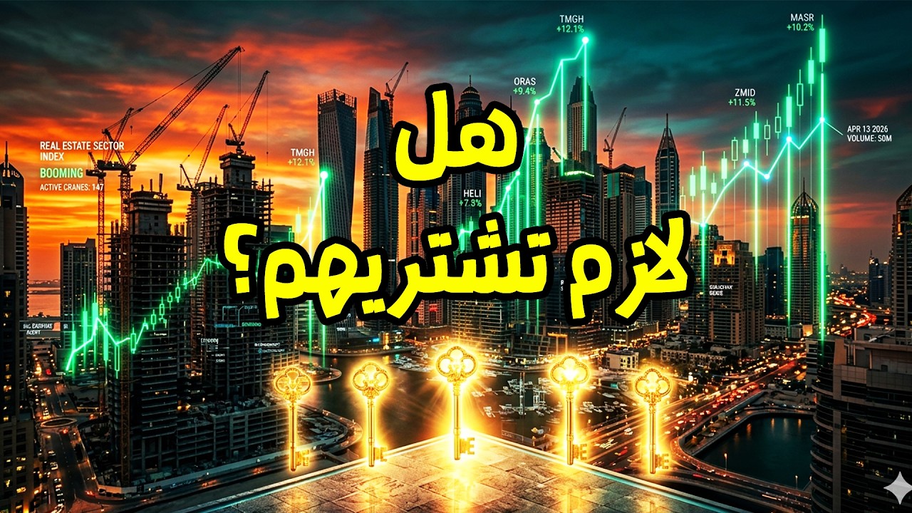 البورصة المصرية: 5 أسهم عقارات ستنفجر.. لا تضيع ثروتك القادمة!
