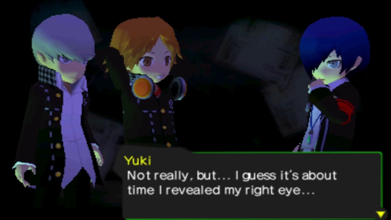Persona Q | The Secret of P3MC's Right Eye (P3 & P4 Side)