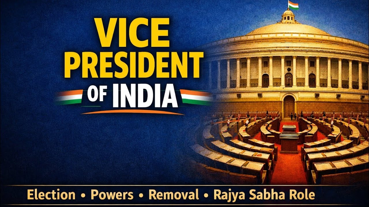 Vice President of India Explained | Powers, Election, Functions & Roles | Polity Malayalam Class 17