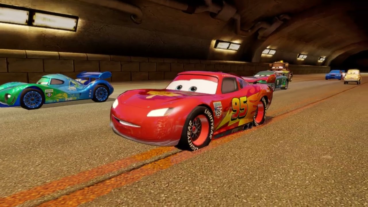 Cars 2 The Video Game (Arcade) Pytor Racinov racing around the world on 9 laps