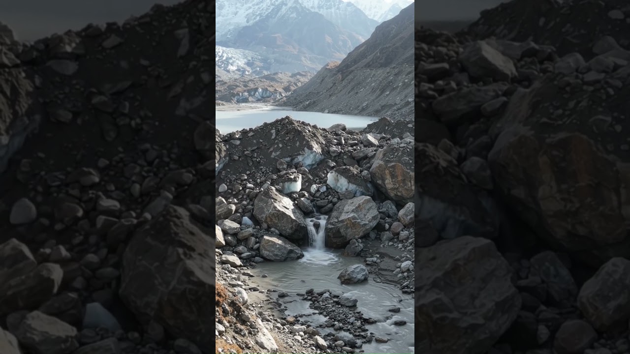 Glacier Collapse Created a New Himalayan Lake