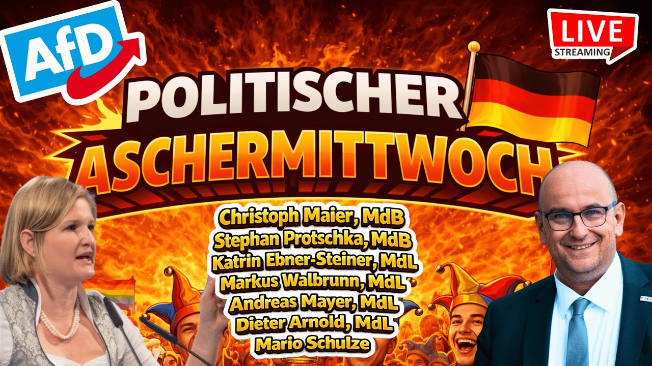 🚨LIVE AfD Politischer ASCHERMITTWOCH  🚨 aus Memmingen AfD Bayern