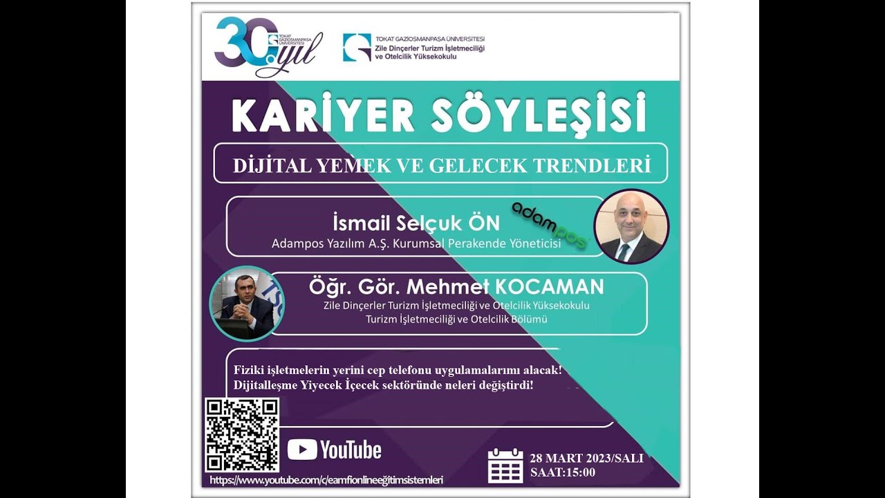 DİJİTAL YEMEK VE GELECEK TRENDLERİ SÖYLEŞİSİ