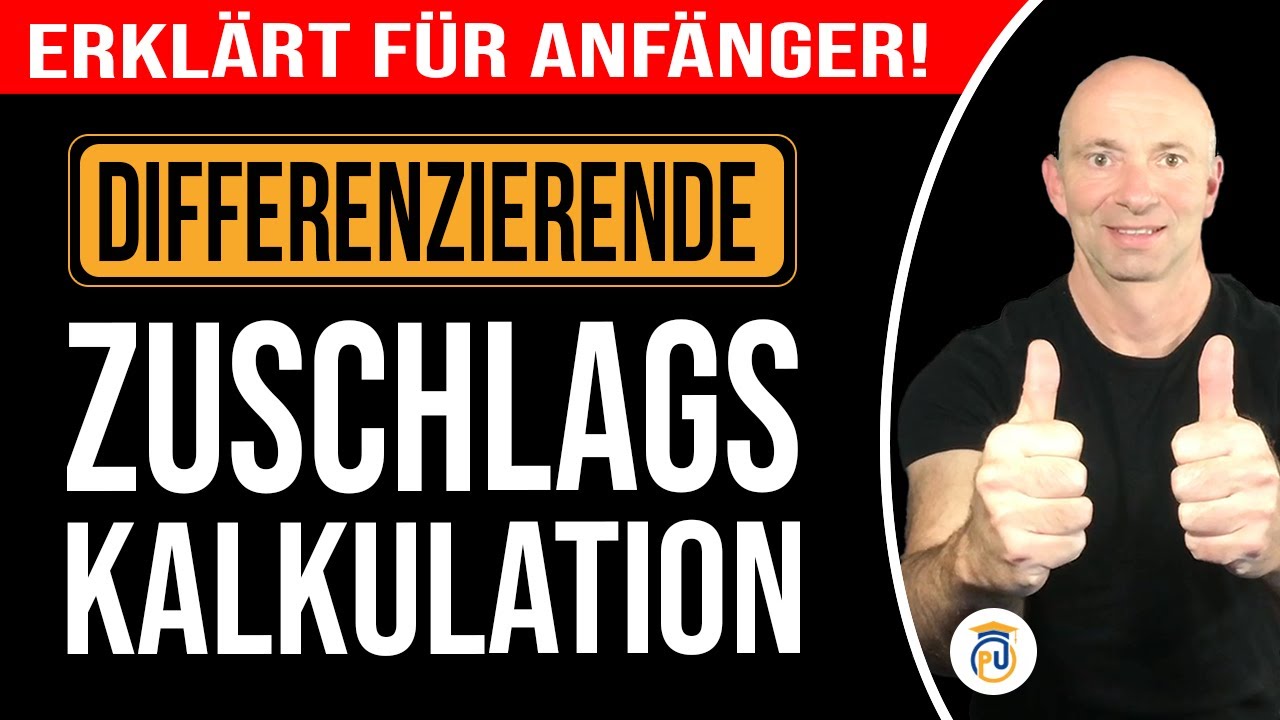 Differenzierende Zuschlagskalkulation in der Kostenträgerrechnung | Kostenrechnung