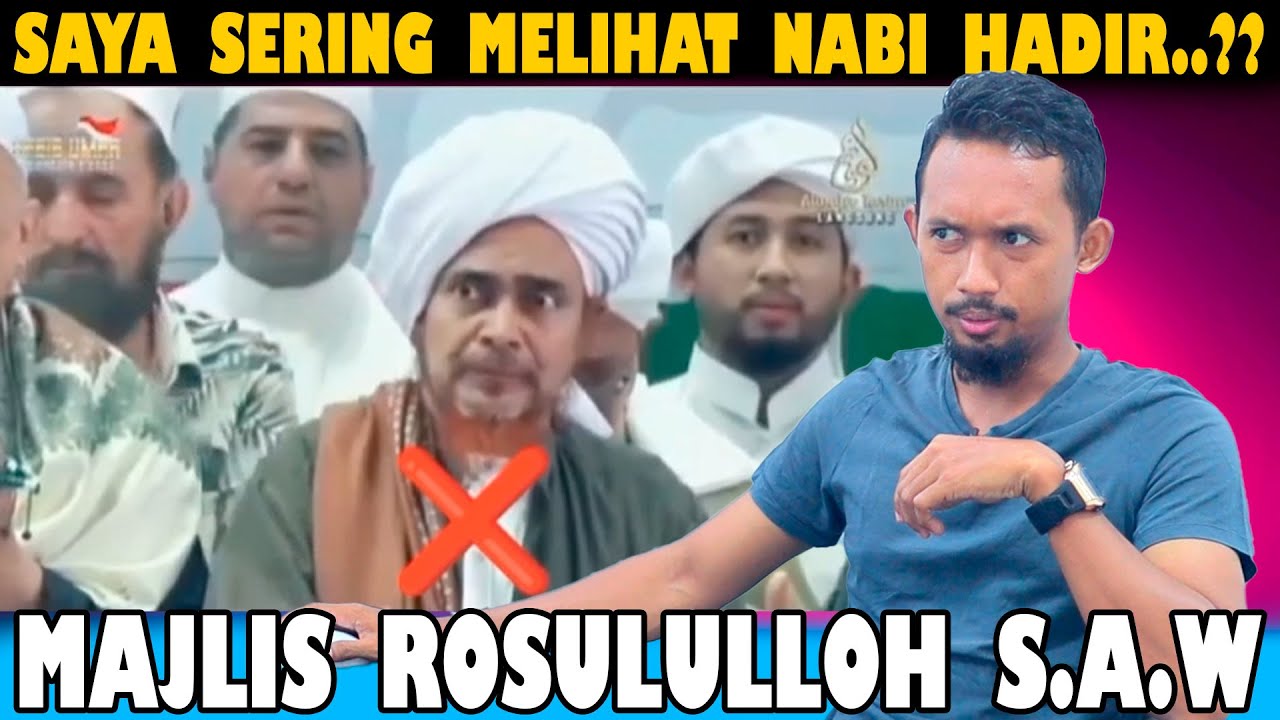 Lagi Lagi Habib Umar Bin Hafidz Melihat Nabi Hadir Di Majlisnya..?? Melotot Lagi Pastinya..!!